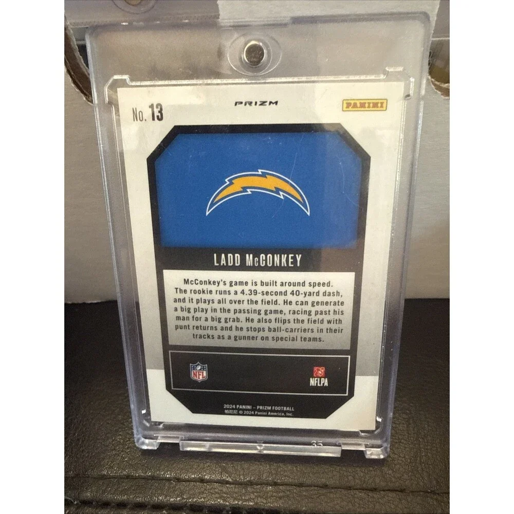 2024 Panini Prizm - Emergent No Huddle Prizm #13 Ladd McConkey (RC)🔥💥🔥